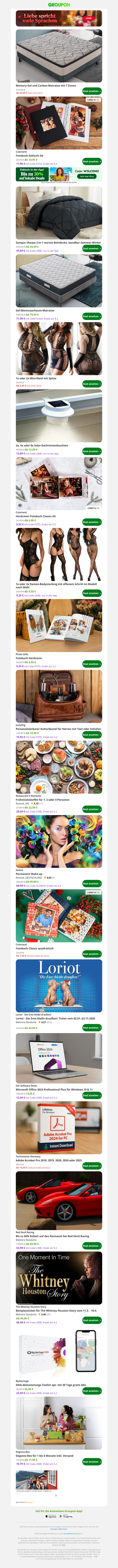 Memory-Gel und Carbon-Matratze mit 7 Zonen