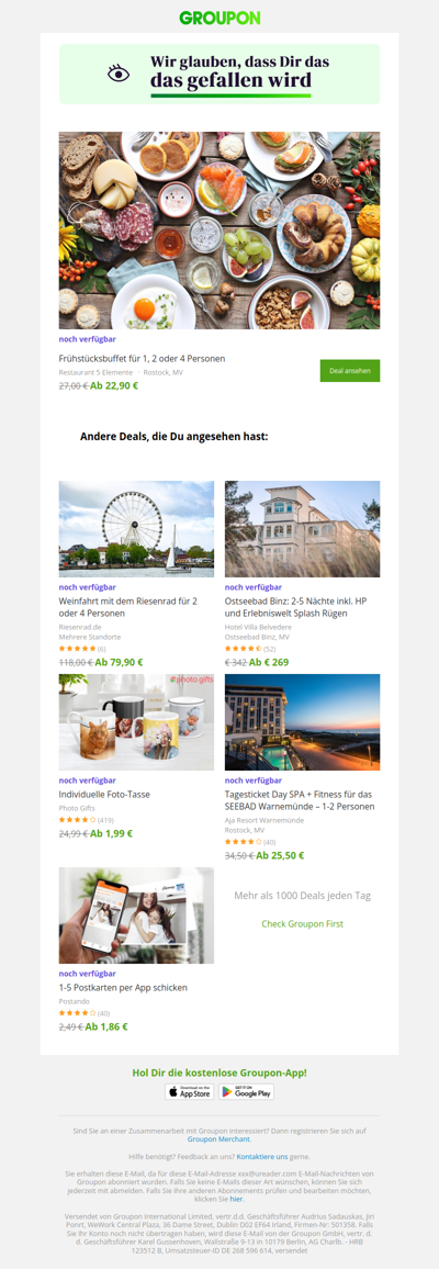 Wir sind uns ziemlich sicher, dass du diesen Deal lieben wirst!