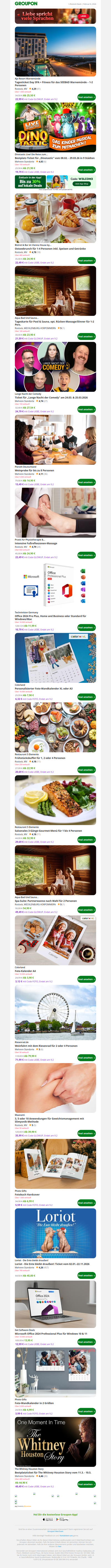 Tagesticket Day SPA + Fitness für das SEEBAD Warnemünde – 1-2 Personen