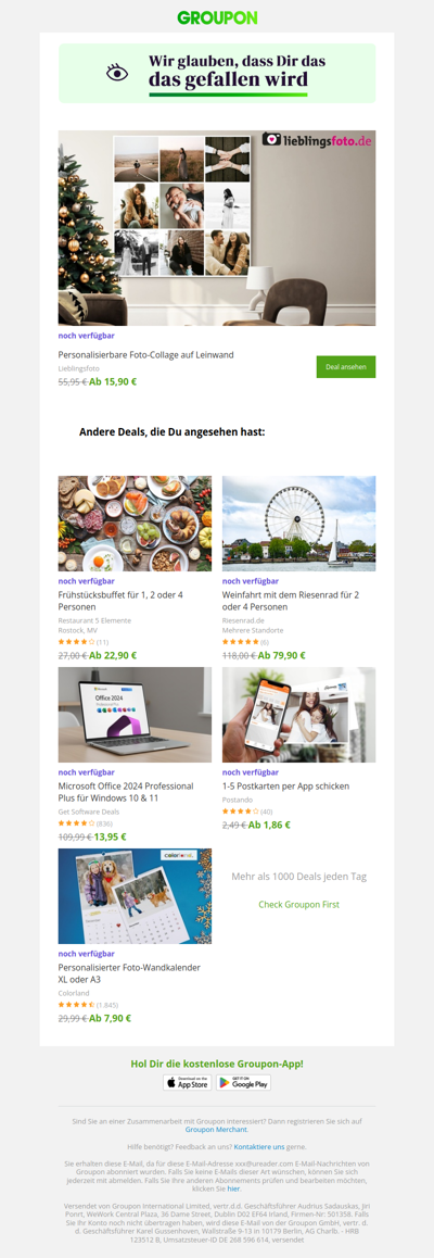 Bist du bereit? Der Deal, den du dir angesehen hast, ist noch verfügbar!