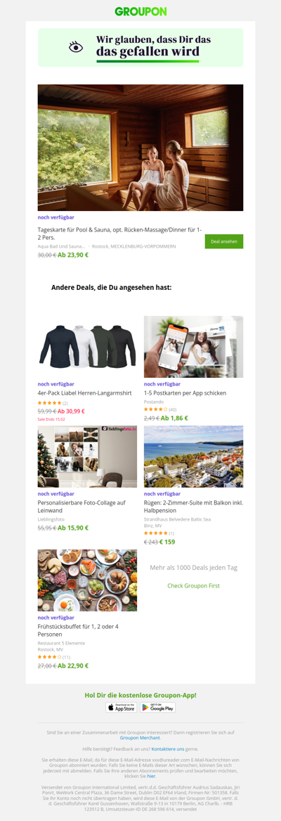 Bist du bereit? Der Deal, den du dir angesehen hast, ist noch verfügbar!