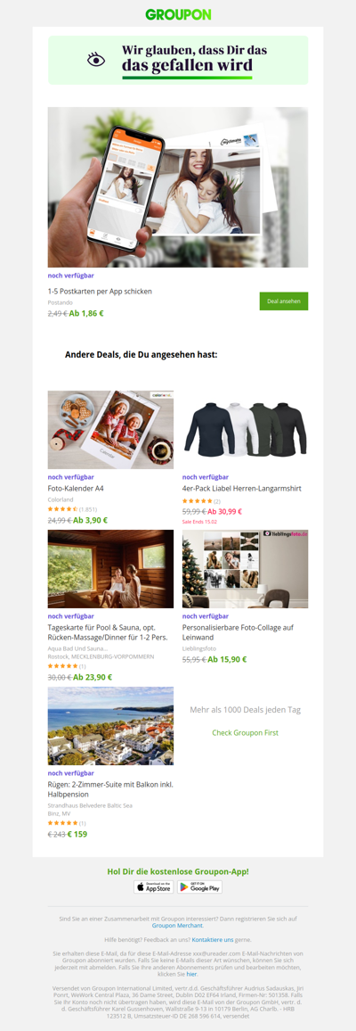 Wir sind uns ziemlich sicher, dass du diesen Deal lieben wirst!