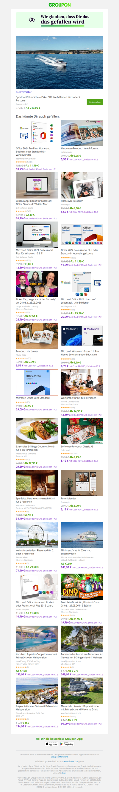 Sag ja zum Deal! Er ist noch verfügbar!