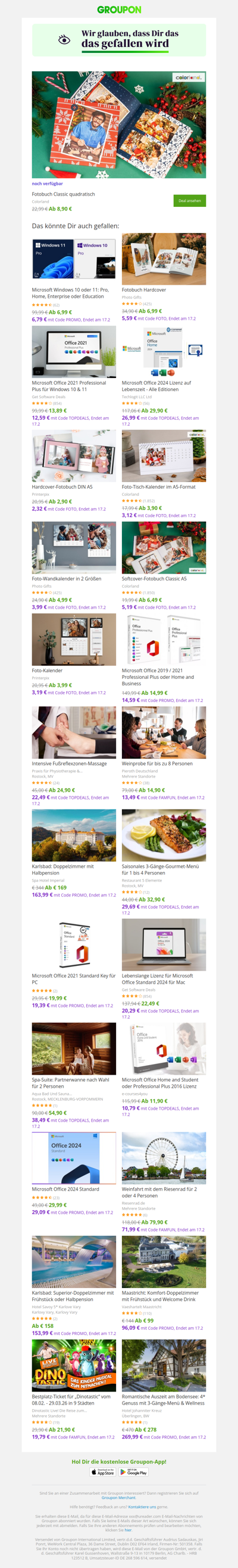 Wir sind uns ziemlich sicher, dass du diesen Deal lieben wirst!