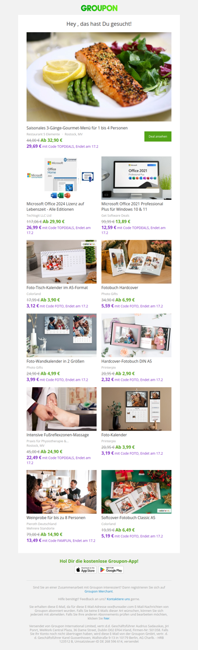 Kunden, die diesen Deal gewählt haben, haben diese Angebote gekauft