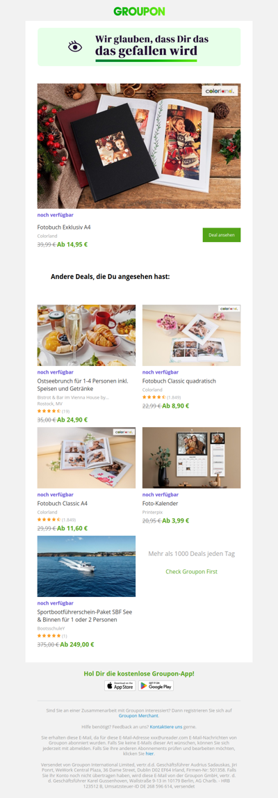 Wir sind uns ziemlich sicher, dass du diesen Deal lieben wirst!