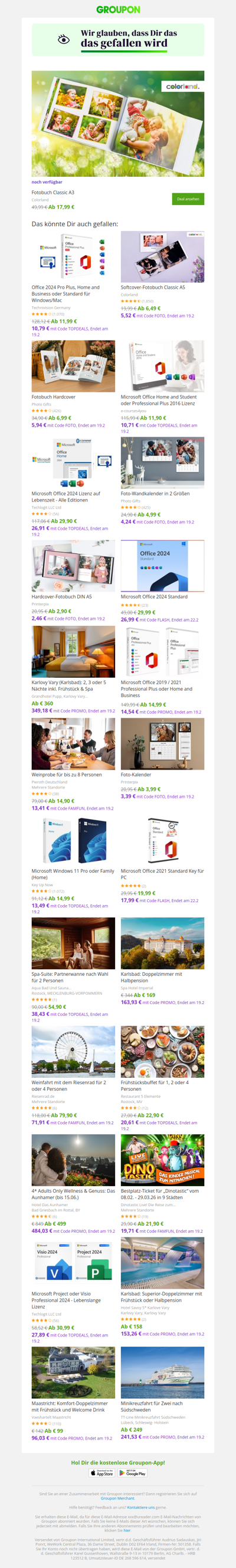 Wir sind uns ziemlich sicher, dass du diesen Deal lieben wirst!