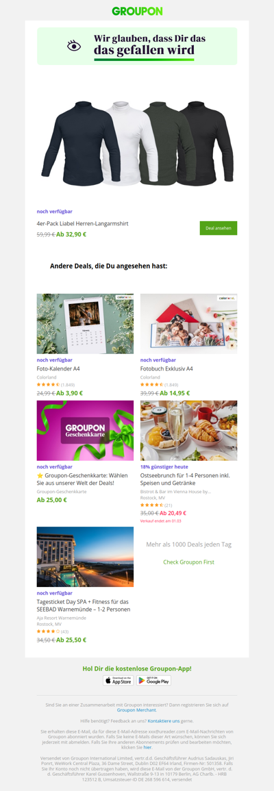 Bist du bereit? Der Deal, den du dir angesehen hast, ist noch verfügbar!