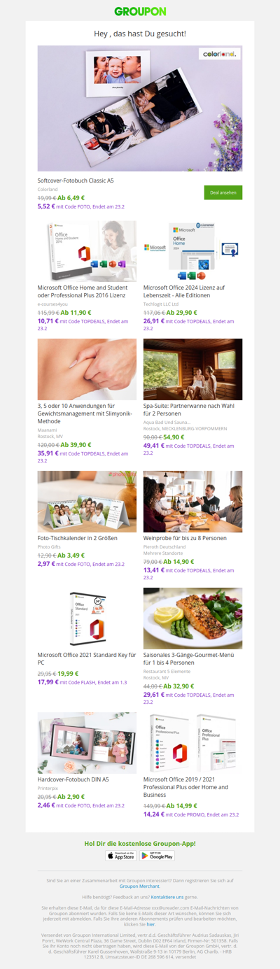 Kunden, die diesen Deal gewählt haben, haben diese Angebote gekauft