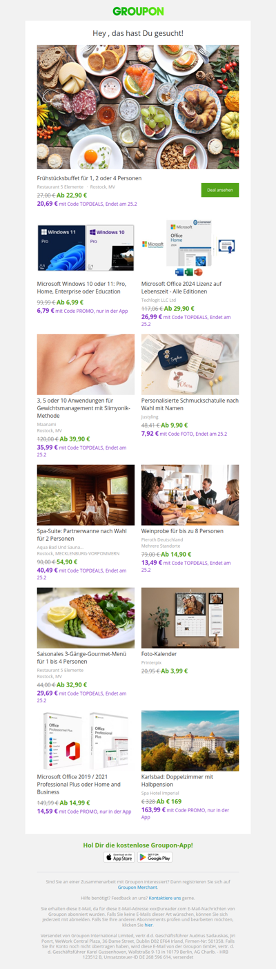 Kunden, die diesen Deal gewählt haben, haben diese Angebote gekauft