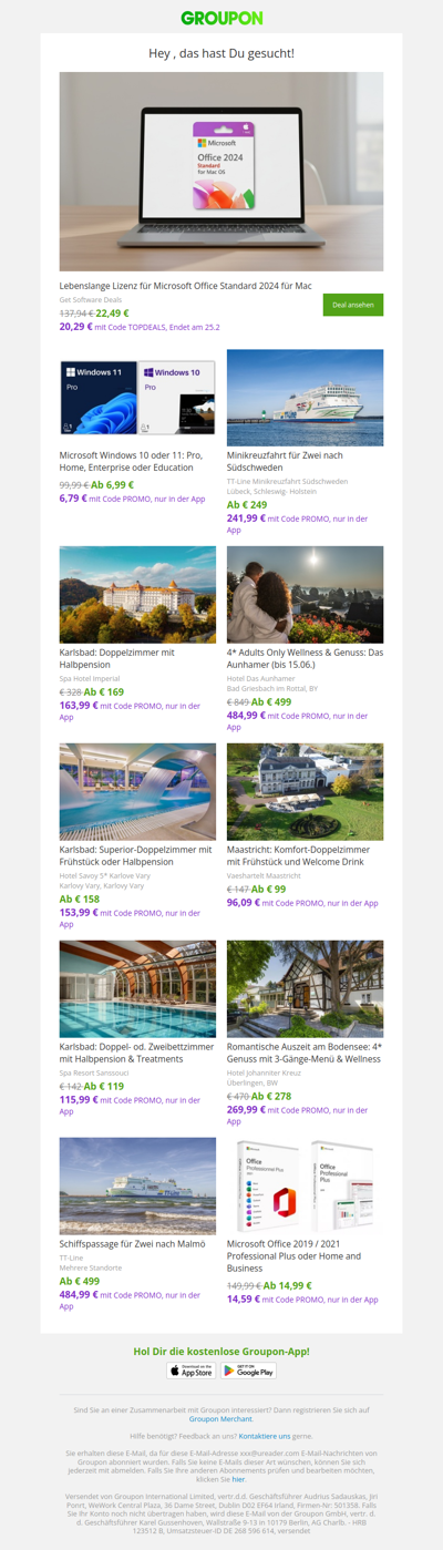 Kunden, die diesen Deal gewählt haben, haben diese Angebote gekauft