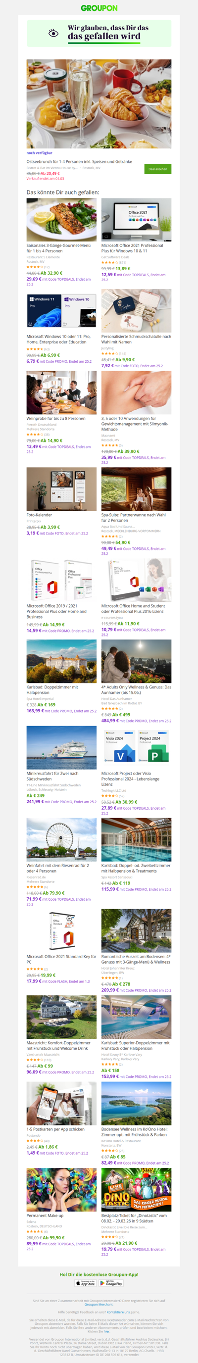 Wir sind uns ziemlich sicher, dass du diesen Deal lieben wirst!