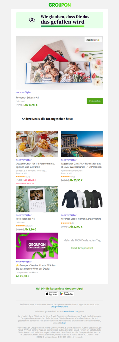 Bist du bereit? Der Deal, den du dir angesehen hast, ist noch verfügbar!