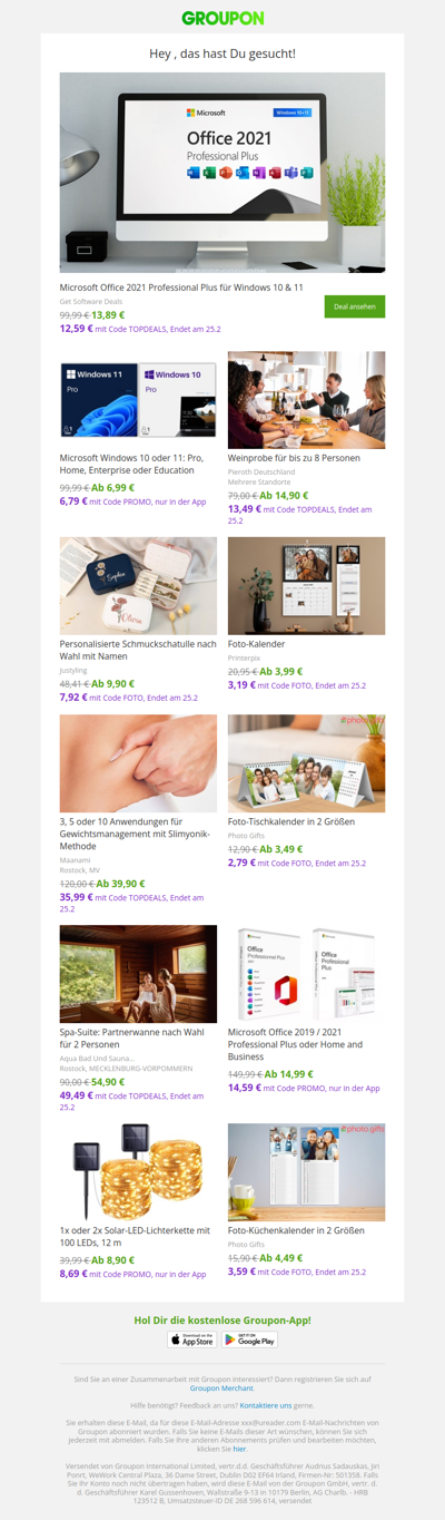 Kunden, die diesen Deal gewählt haben, haben diese Angebote gekauft