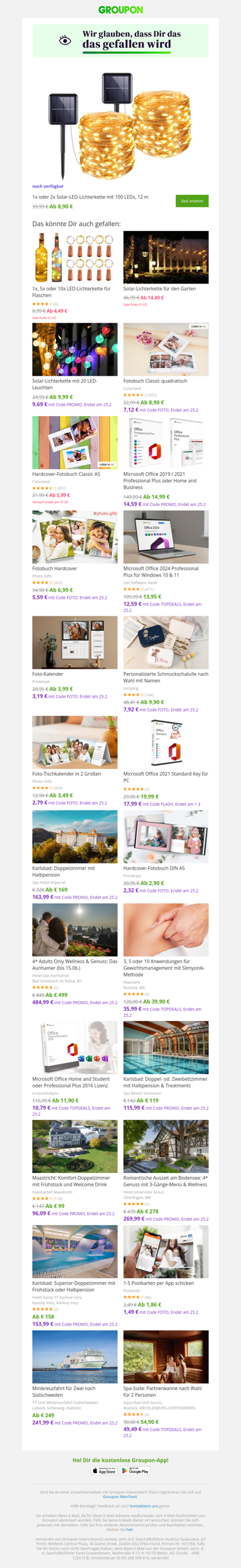 Wir sind uns ziemlich sicher, dass du diesen Deal lieben wirst!