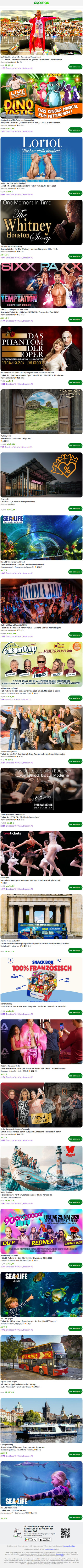 Denkst du an Tickets & Events? Verpass das nicht!