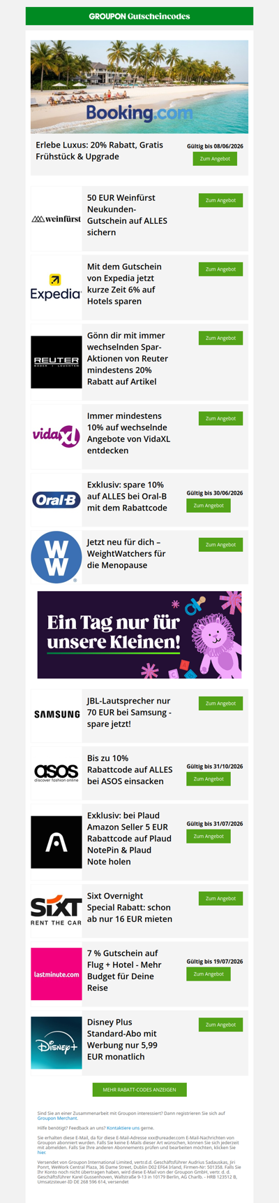 Booking.com: bis zu 20% + Frühstück gratis