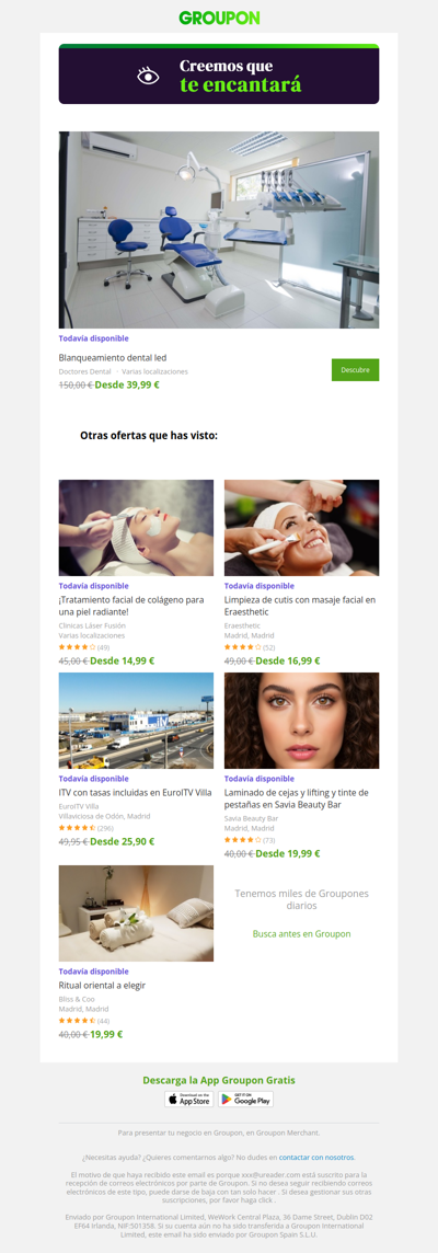 ¡Aún tienes tiempo para comprar!