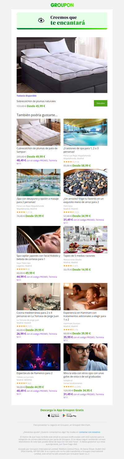 La oferta que viste sigue disponible