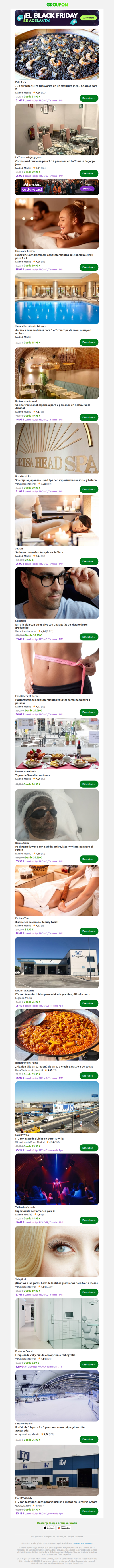 ¿Un arrocito? Elige tu favorito en un exquisito menú de arroz para 2