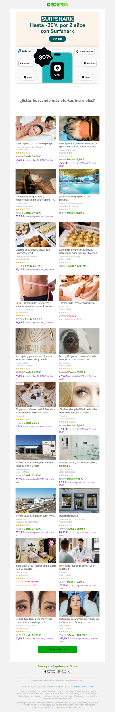 Disfruta de dos años de seguridad óptima con hasta un 30% de descuento con Surfshark