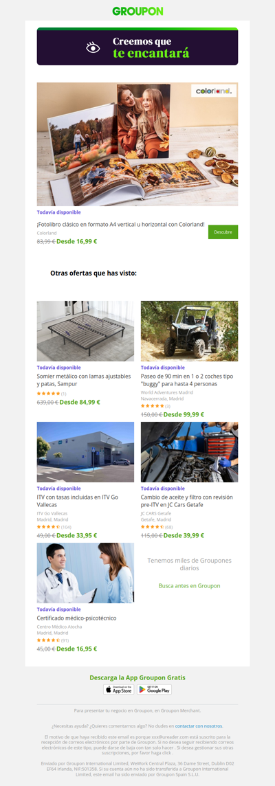 ¡Aún tienes tiempo para comprar!