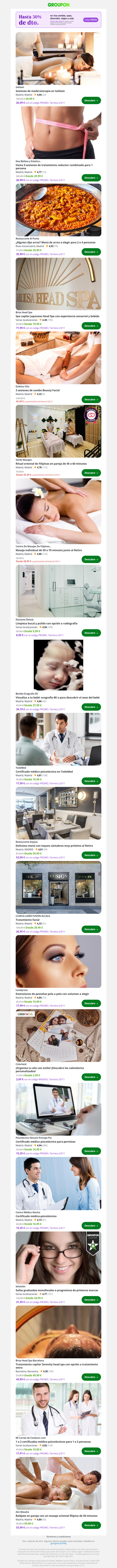 El descuento de hasta el 30 % termina HOY