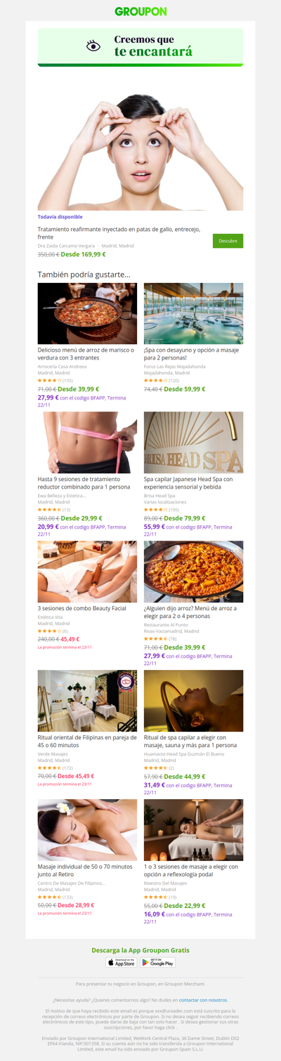 La oferta que viste sigue disponible