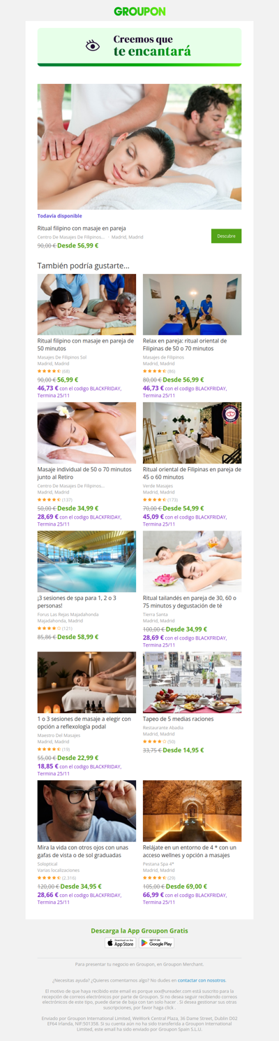 Estamos bastante seguros de que te va a encantar esta oferta