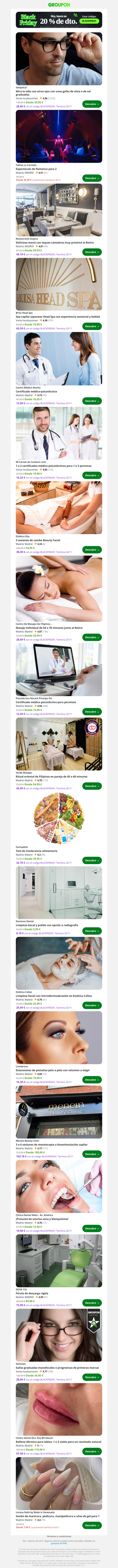 Hasta un 20 % de DESCUENTO adicional: Mira la vida con otros ojos con unas gafas de vista o de sol graduadas