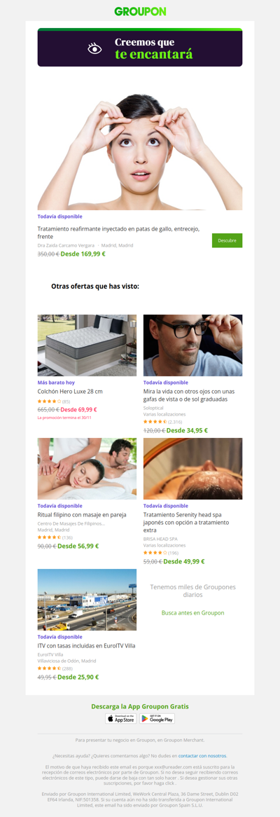 Estamos bastante seguros de que te va a encantar esta oferta