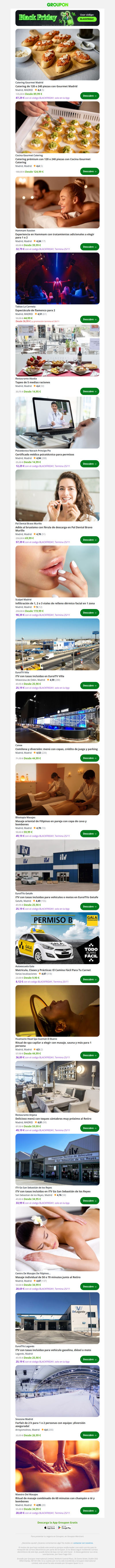 Tu adelanto del Black Friday: Catering de 120 o 240 piezas con Gourmet Madrid