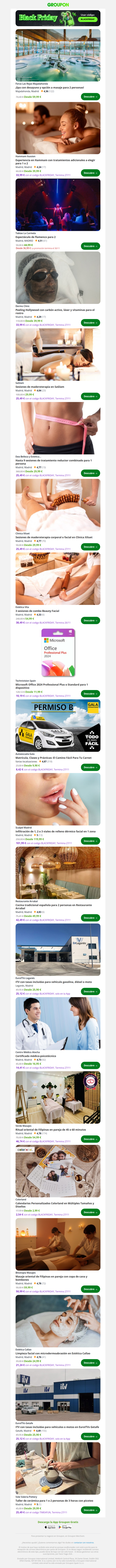 Seguimos con la Semana del Black Friday: ¡Spa con desayuno y opción a masaje para 2 personas!