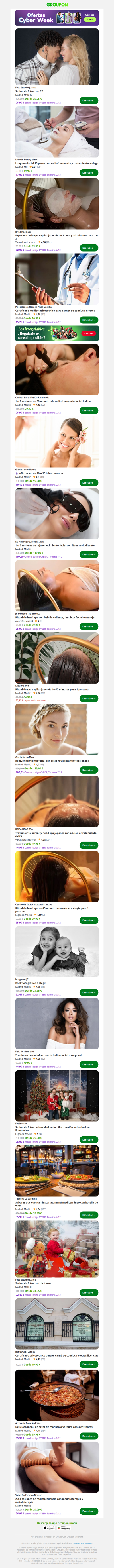 La Cyber Week termina esta noche: Sesión de fotos con CD