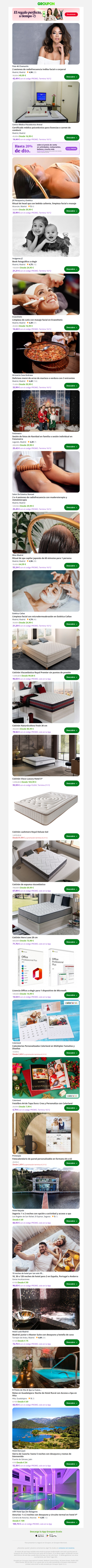 2 sesiones de radiofrecuencia Indiba facial o corporal