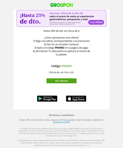 🔥 ¡Ofertas Relámpago cerca de ti! ¡Solo por hoy!