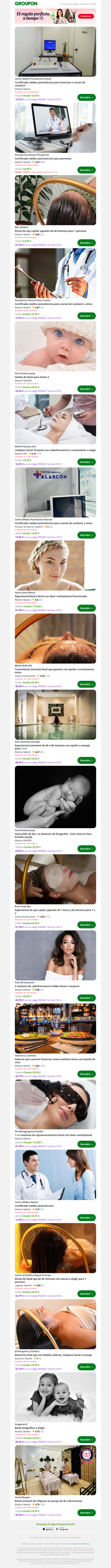 Certificado médico psicotécnico para licencias o carnet de conducir