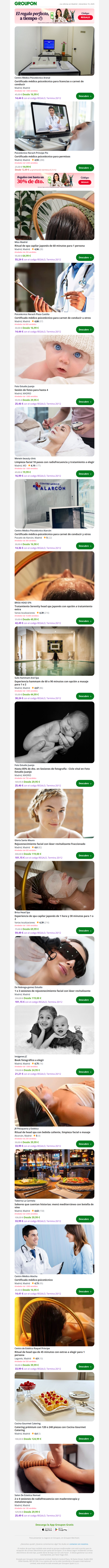 Certificado médico psicotécnico para licencias o carnet de conducir