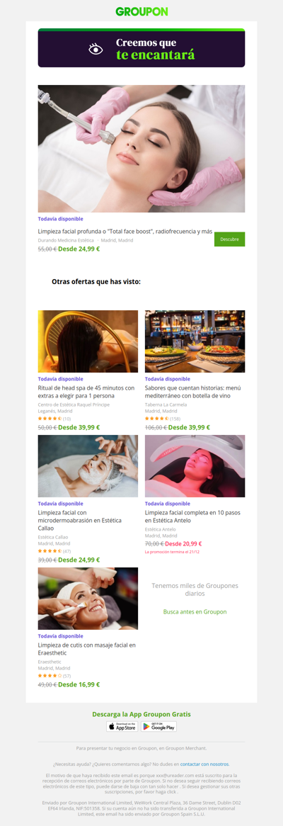 ¡Aún tienes tiempo para comprar!