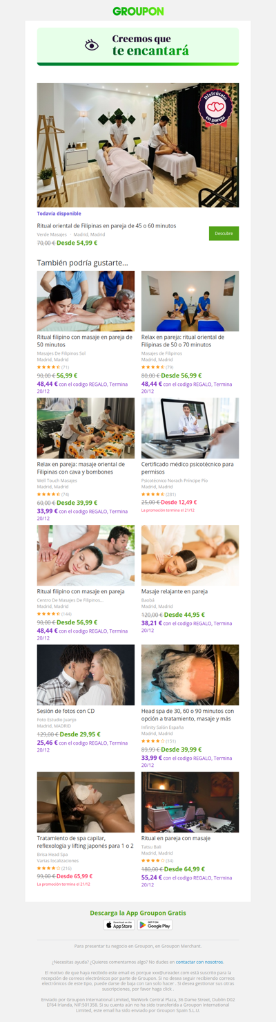 La oferta que viste sigue disponible