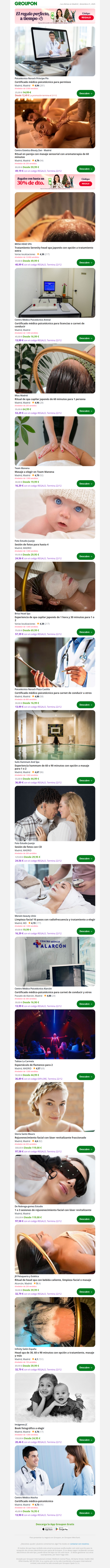 Certificado médico psicotécnico para permisos