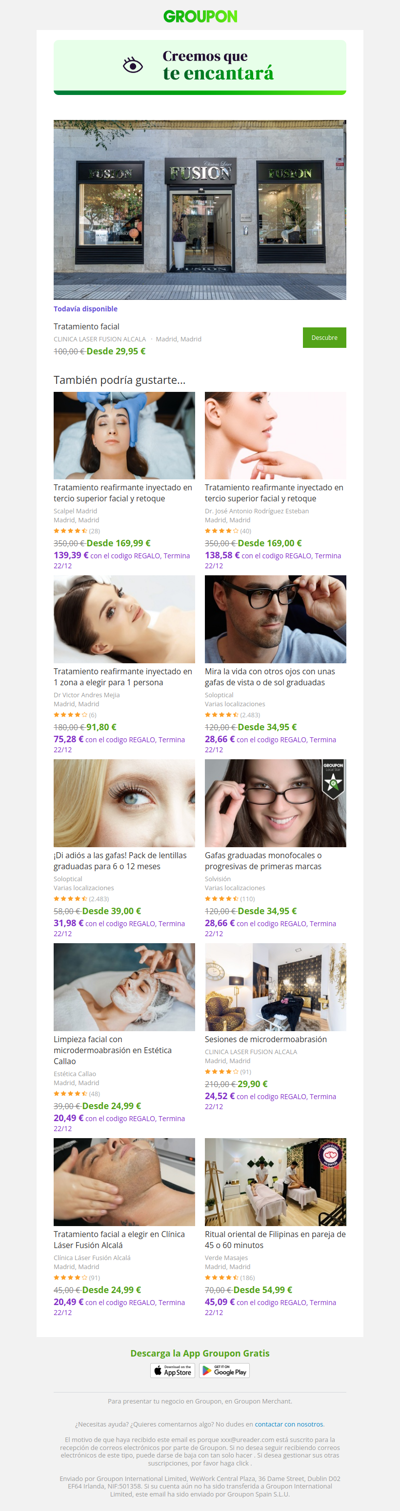 La oferta que viste sigue disponible