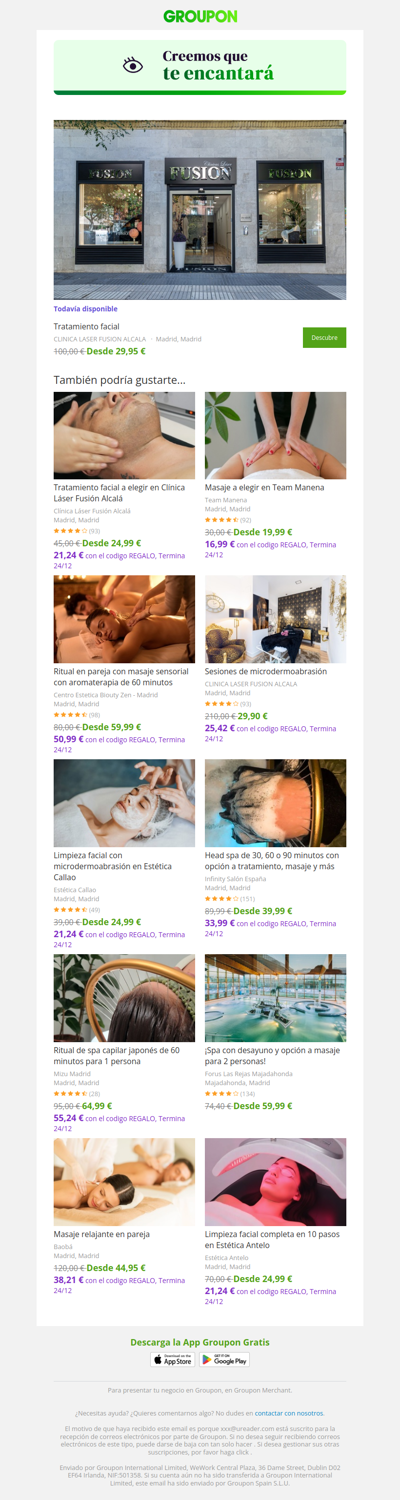 La oferta que viste sigue disponible