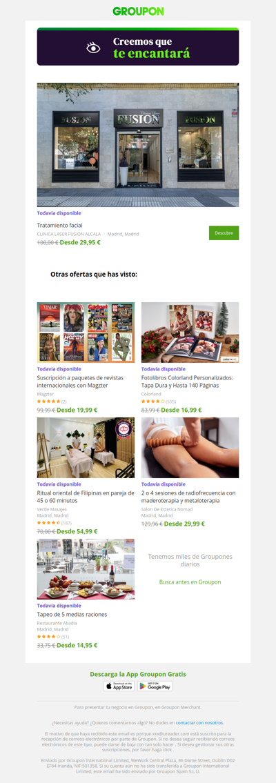 ¿Estás listo? La oferta que viste sigue disponible