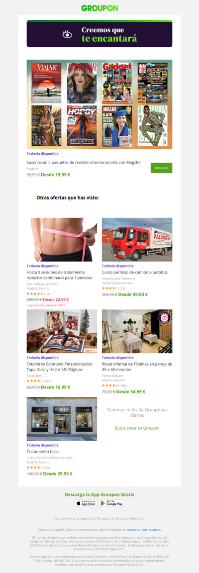 ¡Aún tienes tiempo para comprar!