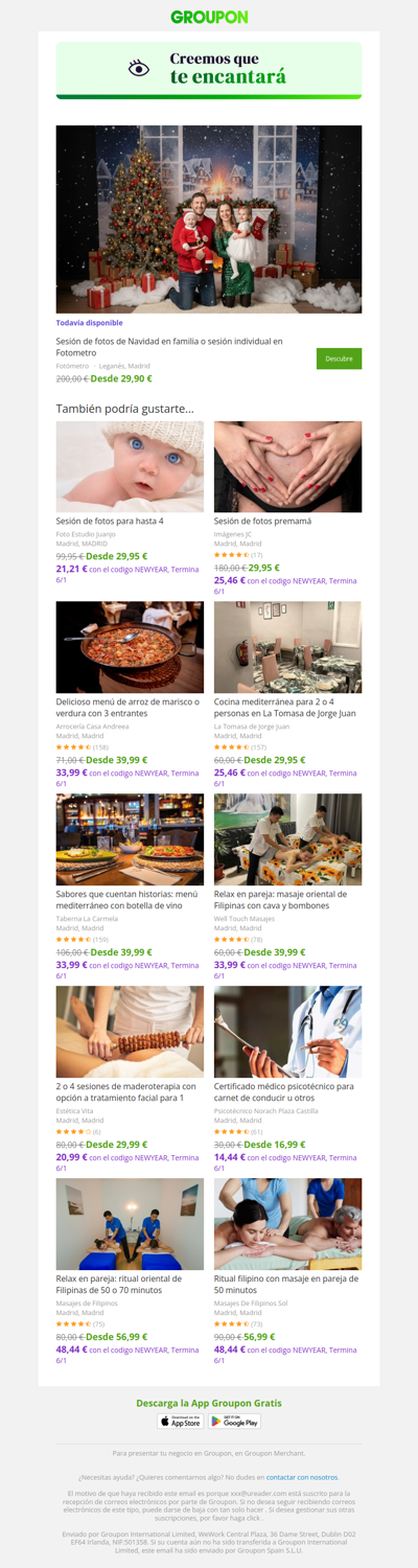 ¡Di sí a la oferta! Todavía está disponible