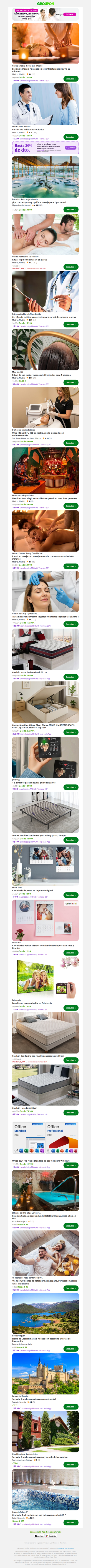 Sesión de masaje relajante o descontracturante de 30 o 50 minutos