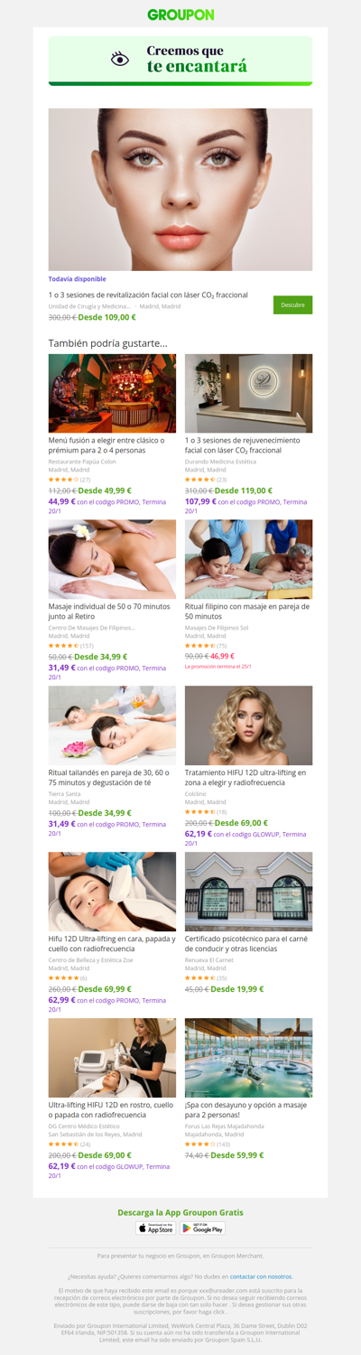 La oferta que viste sigue disponible