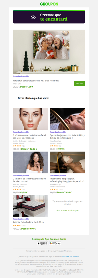 ¡Aún tienes tiempo para comprar!