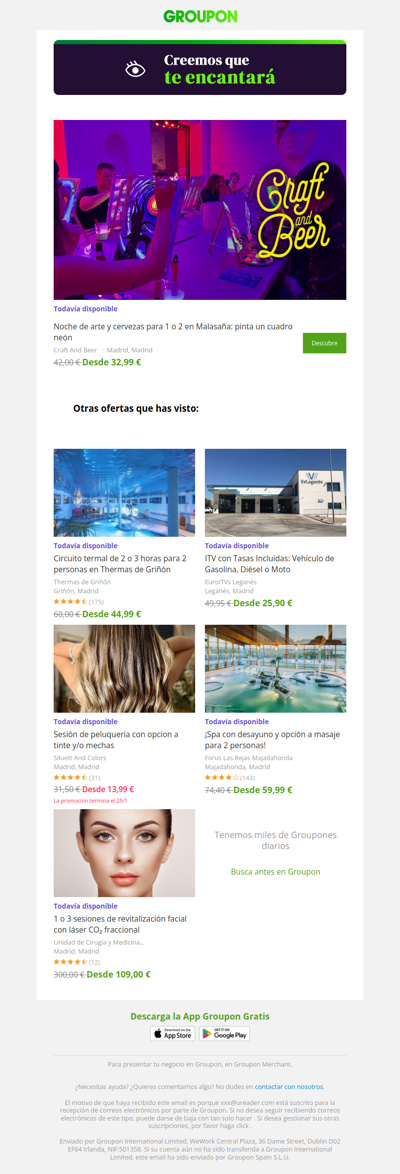 ¿Estás listo? La oferta que viste sigue disponible